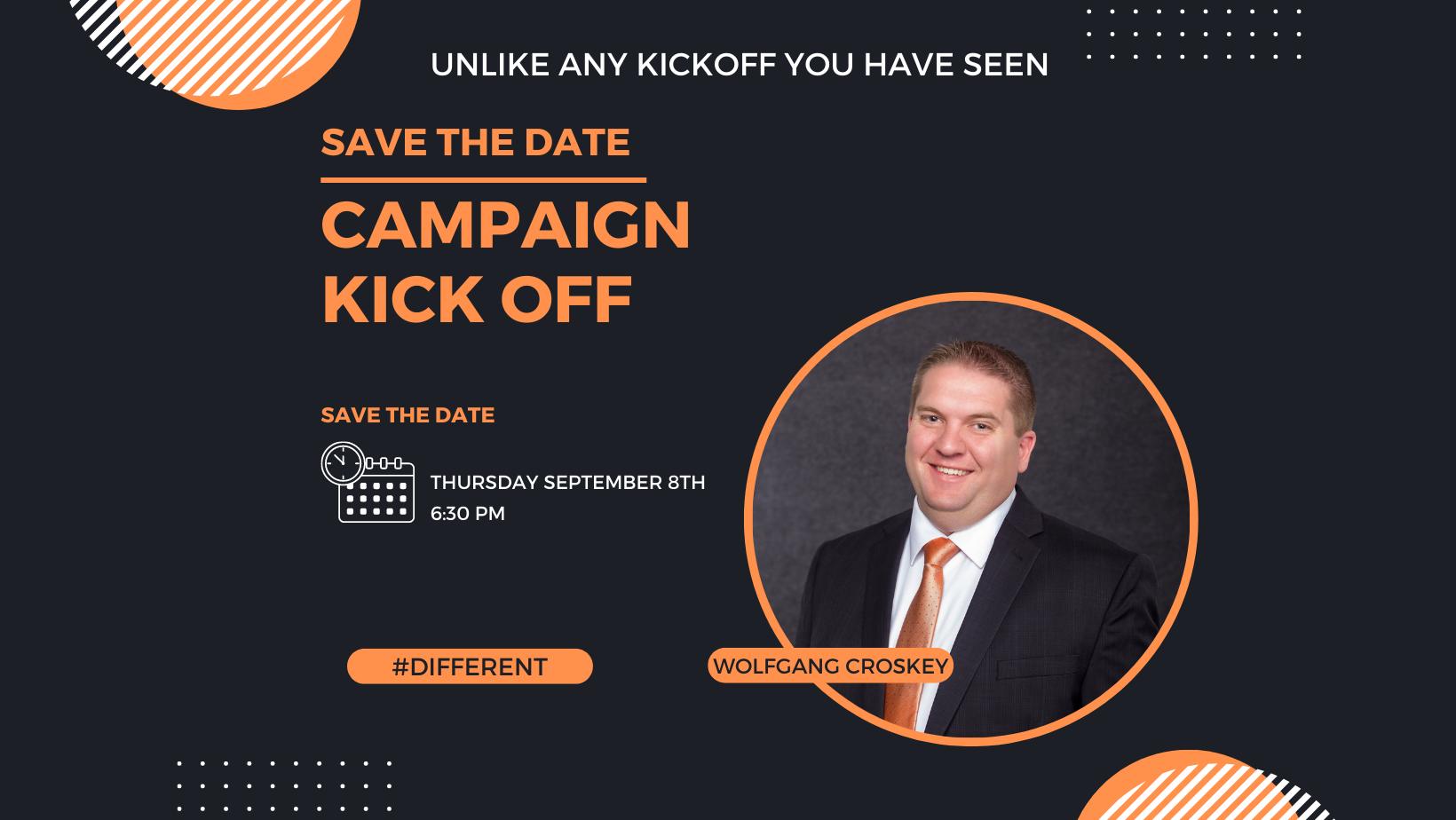 Wolf Croskey Pittsburg City Council kick off event September 8th 2022 Wolfgang Croskey
